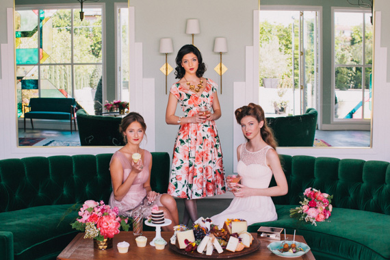 ModCloth bridesmaid dresses | Photo by Fondly Forever | Read more - http://www.100layercake.com/blog/?p=72601