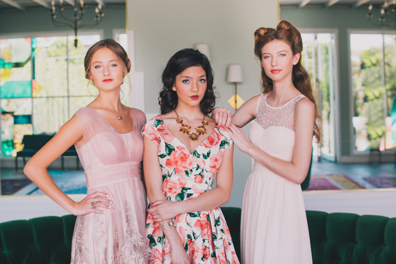 ModCloth bridesmaid dresses | Photo by Fondly Forever | Read more - http://www.100layercake.com/blog/?p=72601