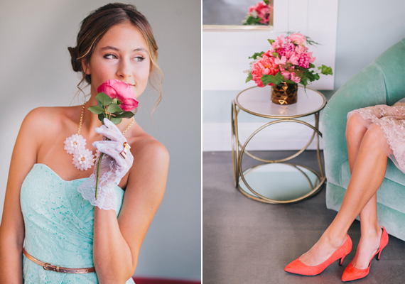 ModCloth bridesmaid dresses | Photo by Fondly Forever | Read more - http://www.100layercake.com/blog/?p=72601