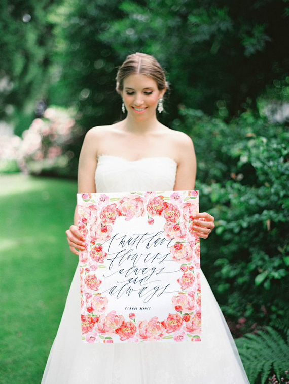 Vancouver garden-themed wedding inspiration | Photo by Christie Graham Photography | Event design Spread Love Events | Read more - http://www.100layercake.com/blog/?p=76177