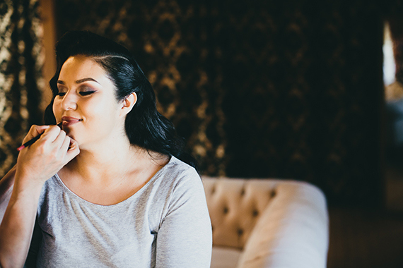 Dramatic wedding makeup | Photo by Phil Chester | 100 Layer Cake