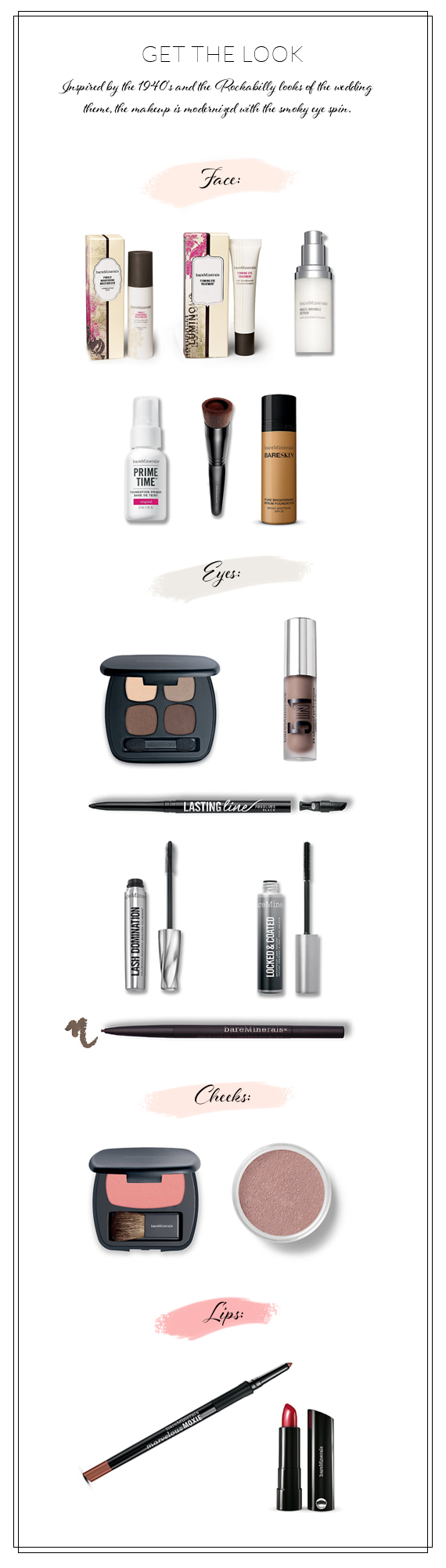 bareMineral wedding makeup  | 100 Layer Cake