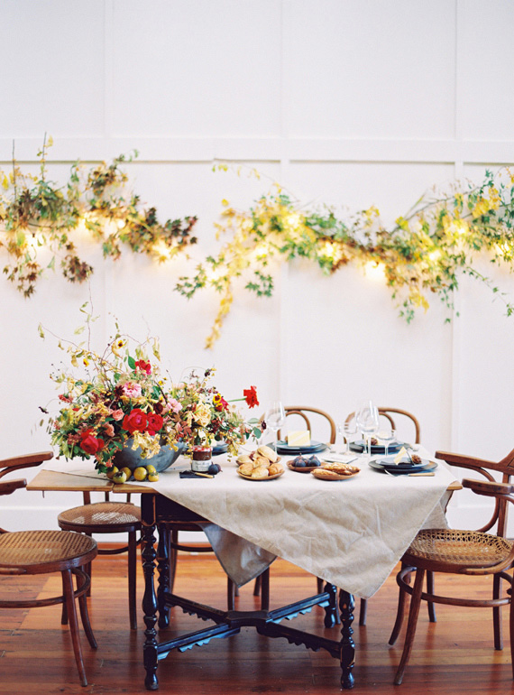 Fall holiday bridal shower Holiday party ideas 100 Layer Cake