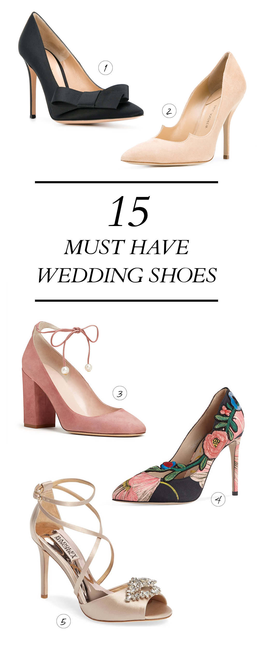 15 must have wedding shoes