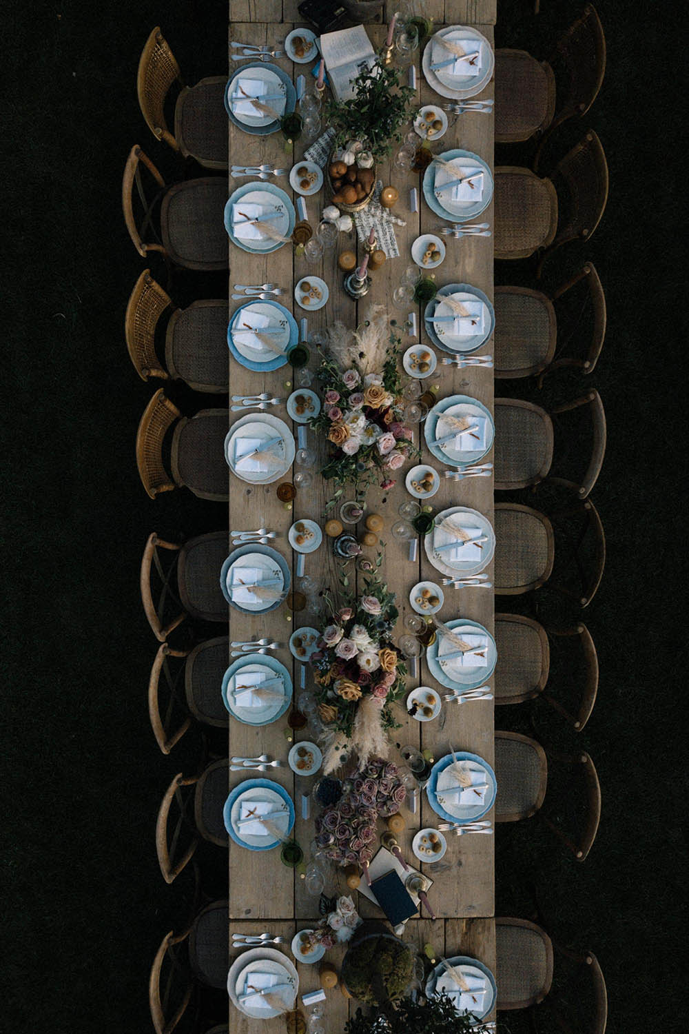 Italian tablescape / photo by Monica Leggio 