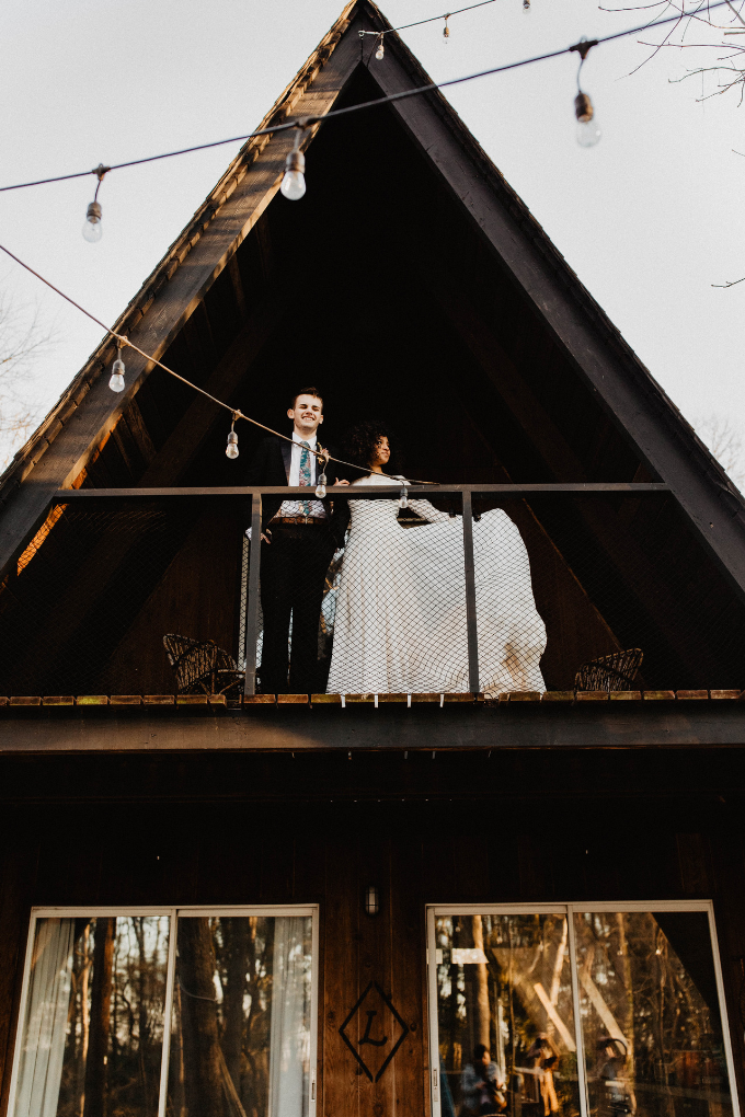 A-frame elopement