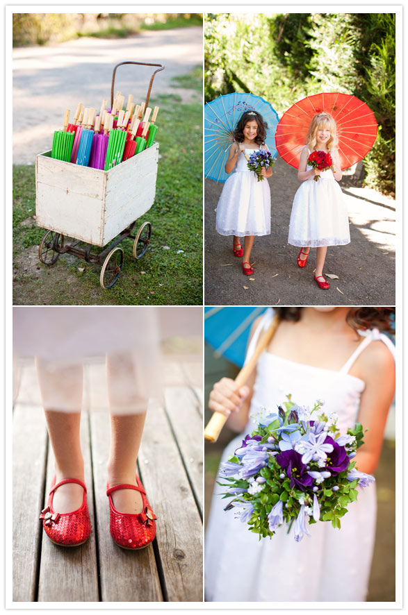 colorful-parasols-and-cute-flower-girls-with-red-sequin-shoes