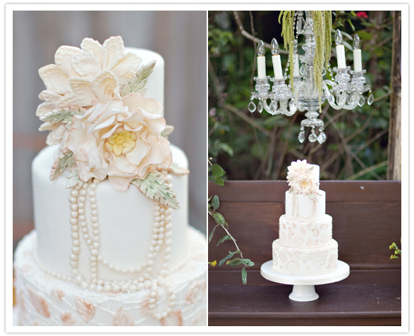 Secret Garden styled inspiration shoot wedding cake