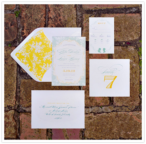 Secret Garden styled inspiration shoot invitations