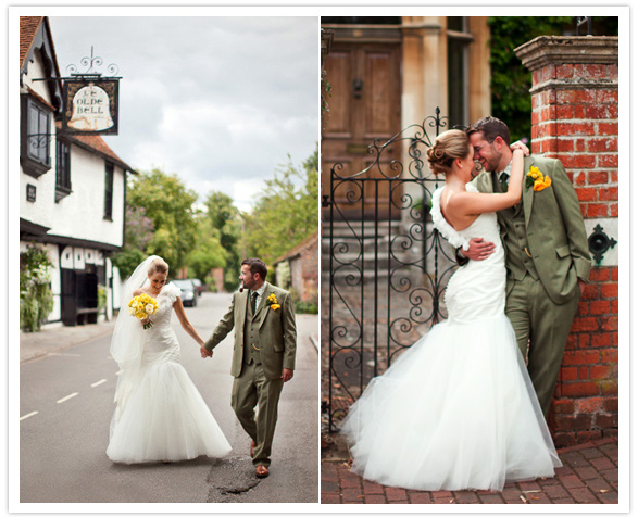 town + country england wedding 