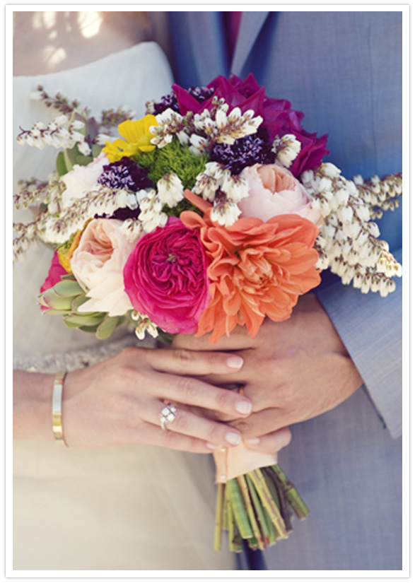 jewel toned bouquet 