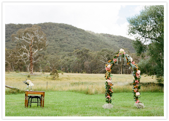colorful australian wedding 