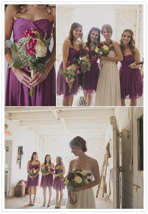j crew purple bridesmaids dresses