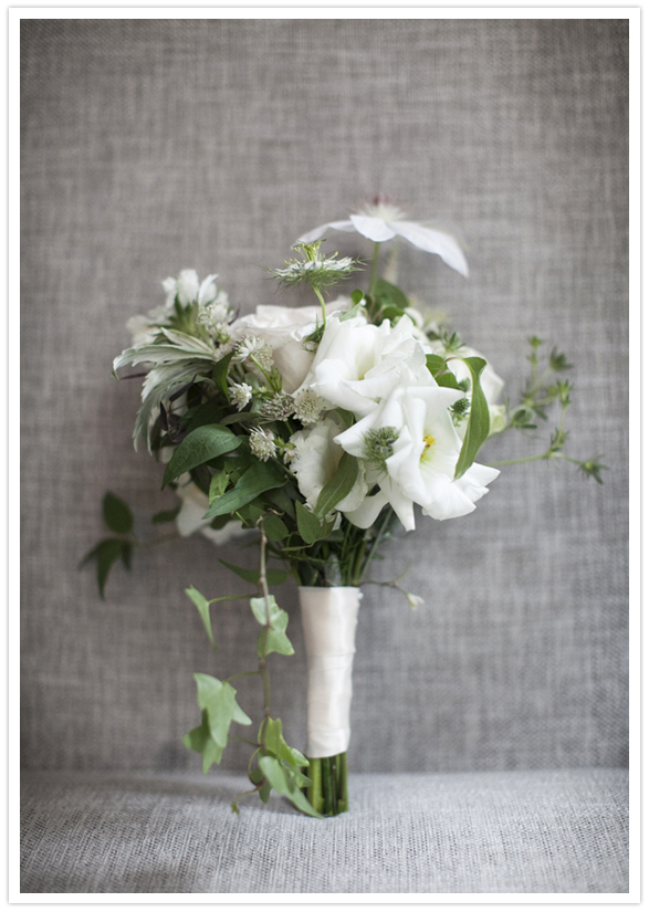 elegant green and white bouquet from The Air Plant Supply Co.