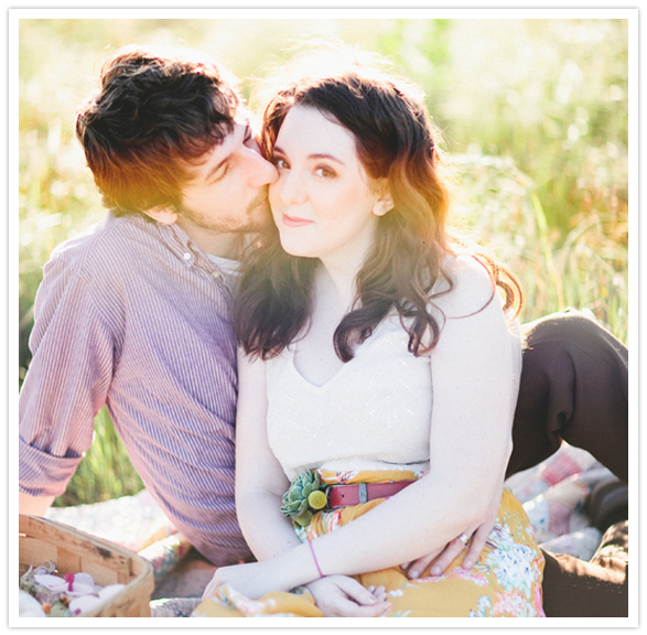 colorful prairie first anniversary session