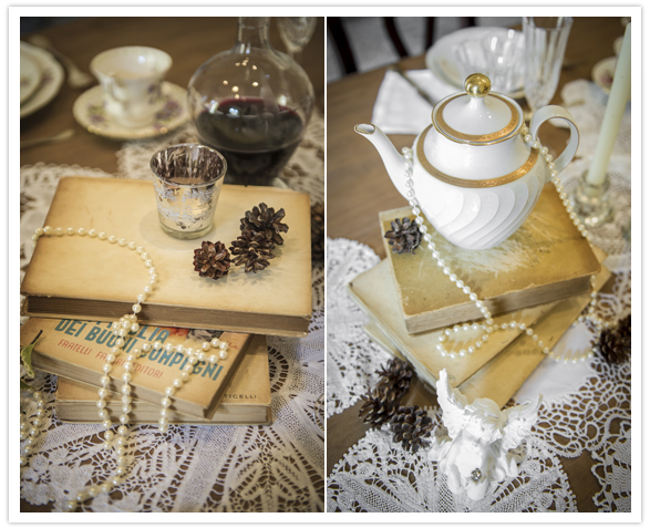 vintage bridal tea party decor