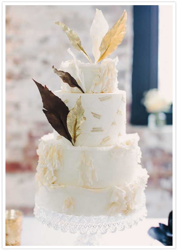 feather wedding cake toppers
