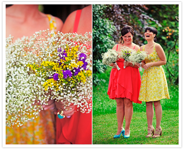 colorful bridesmaid dresses 
