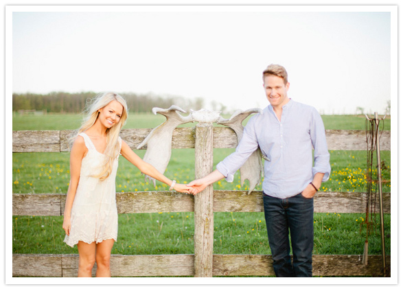 outdoor ranch engagement session