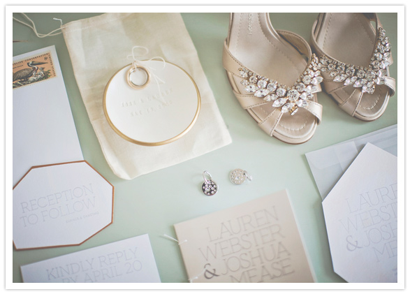 gold, sea foam green and white wedding colors