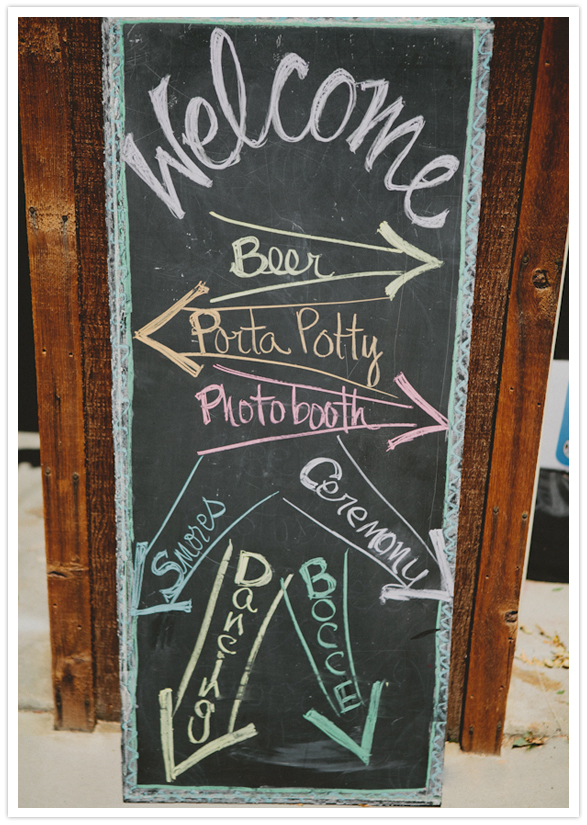 colorful chalkboard sign
