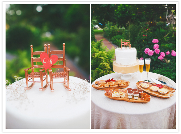 rocking chair cake topper