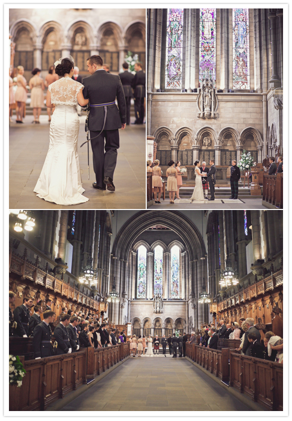 University of Glasgow Chapel wedding ceremony