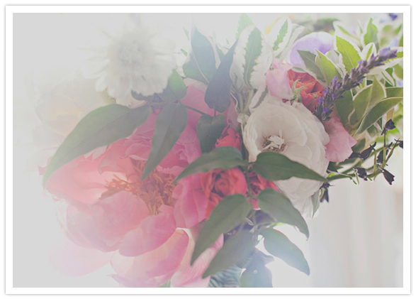 delicate pink flower arrangement