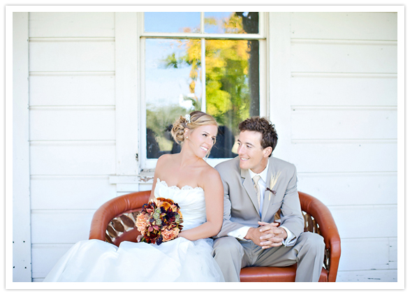 porch wedding portraits