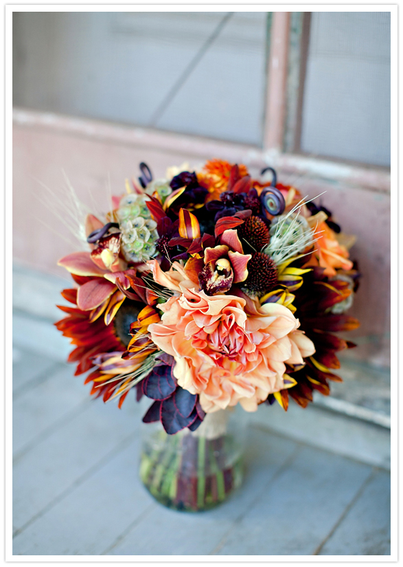 Autumn-inspired bouquet