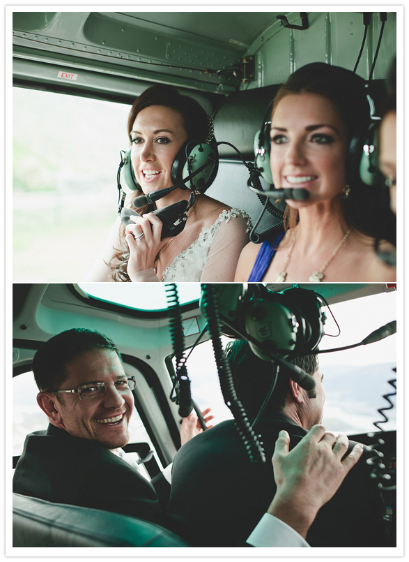 wedding helicopter ride
