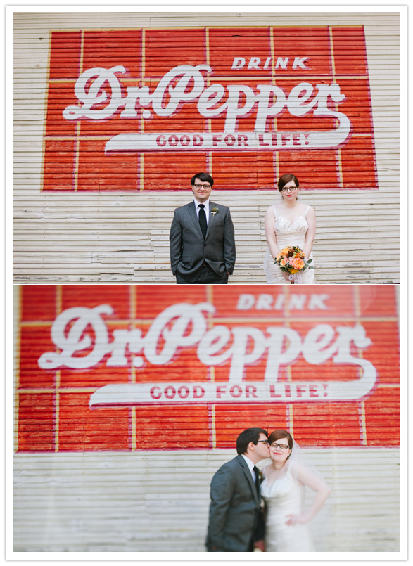 Dr. Pepper wall signage