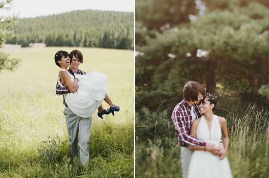 Montana prairie wedding portraits