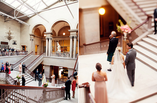 The Art Institute, Chicago wedding ceremony