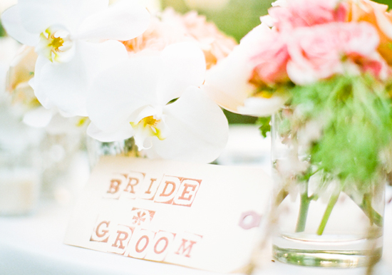 bride and groom stamped sign | Photo by Nancy Neil