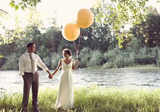 balloons by the river | Photo by Anne Nunn Photography