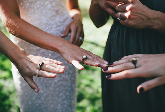 Matching bridesmaid rings | Mullers Photo |100 Layer Cake