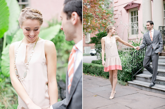 braided hair crown and pink sheath dress | Photo by Jeremy Harwell