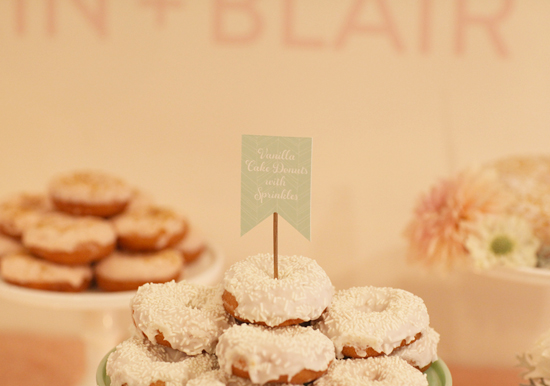 stacked donut platter | Photo by Kimberly Genevieve