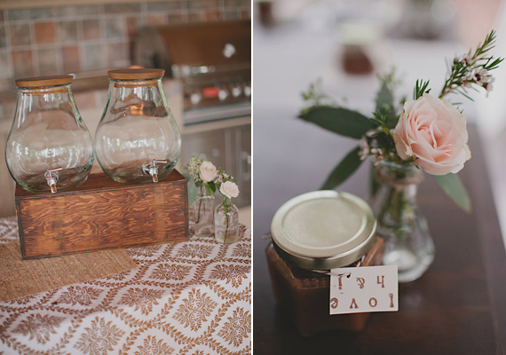 handcrafted wedding favors | photos by Nicole Roberts | 100 Layer Cake 