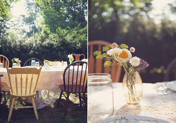 Intimate backyard wedding | photo by Brooke Courtney | 100 Layer Cake