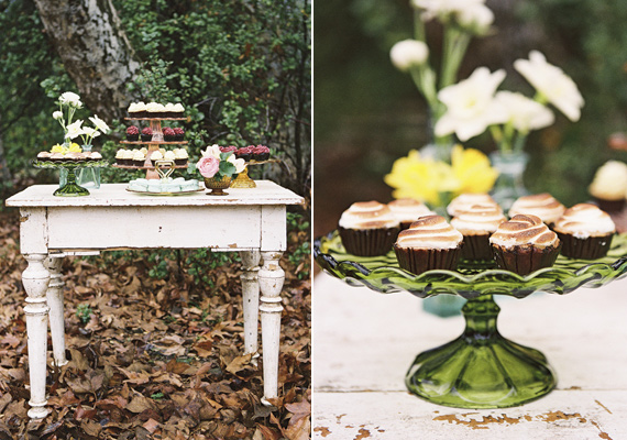 Mini cupcake table | photos by Braedon Flynn | 100 Layer Cake