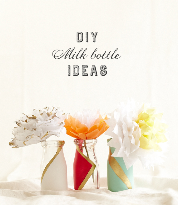 Milk bottle wedding ideas