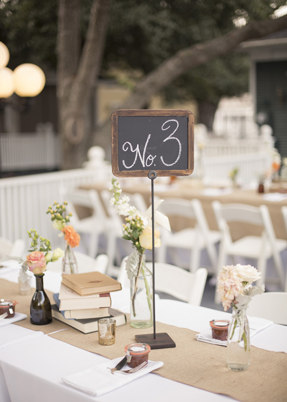 chalk sign table number | photos by Mustard Seed Organic Photography | 100 Layer Cake