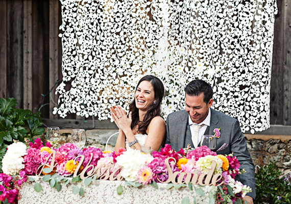 Mexican inspired sweetheart table | photos by Meg Perotti | Planning Sitting in a Tree |100 Layer Cake