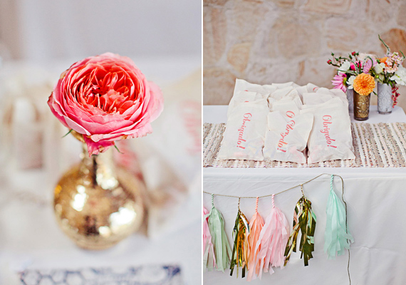 Fringe table garland | photos by Meg Perotti | Planning Sitting in a Tree |100 Layer Cake