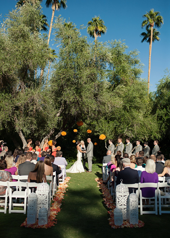 Colorful Parker Palm Springs wedding | photos by Frenzel Studios | 100 Layer Cake
