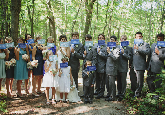 Paper flag expressions | Photo by Lime Green Photography | 100 Layer Cake