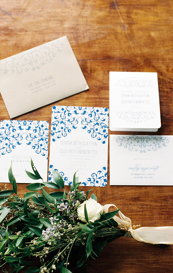 Grecian inspired wedding invitations | photos by Reg Campbell Wedding & Editorials | 100 Layer Cake