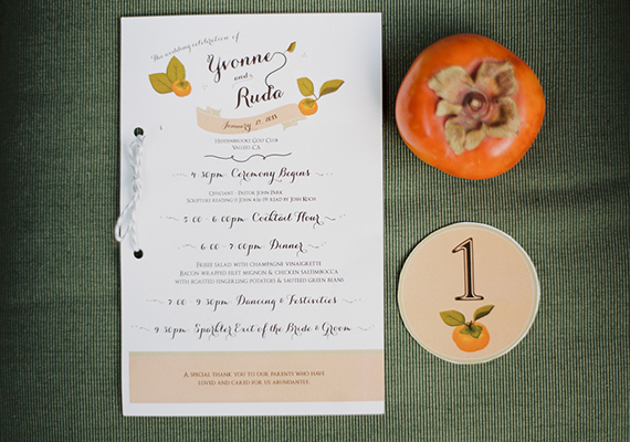 DIY Napa wedding invitation | photos by Whitney Neal | 100 Layer Cake